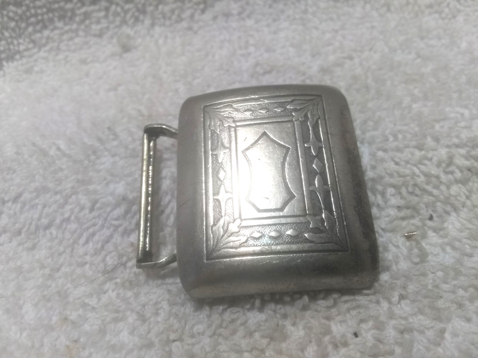 Small Solid Silver Front Engraved Giant Grip Repl… - image 2