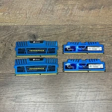 Corsair Vengeance-G.Skill Rip Pc Ram Lot-Untested-See Pictures For Details