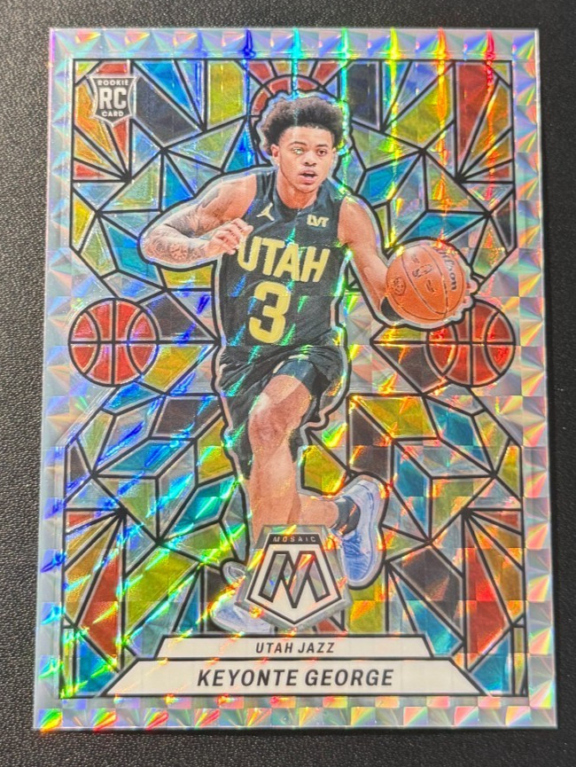 2023-24 Mosaic Stained Glass Rc Keyonte George 3