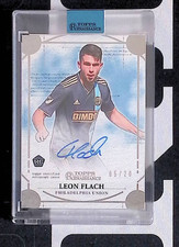 2022 Topps Renaissance MLS Leon Flach #EA-LF6 /20 RC AUTO philadelphia union