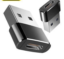 2 PACK USB C 3.1 Type C Female to USB 3.0 Type A Male Port Converter Adapter NEW