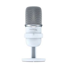 HP HyperX SoloCast - USB Gaming Microphone White , Plug N Play audio recordi...