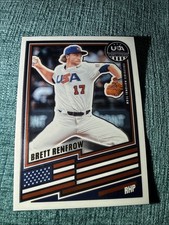 2026 Panini Stars & Stripes Brett Renfrow Collegiate National Team USA Baseball