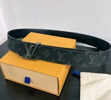 Authentic Louis Vuitton Black Eclipse Belt - Men's Size 36-38 105cm 