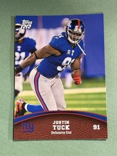 Justin Tuck 2011 Topps Rising Rookies New York Giants #48 GG648
