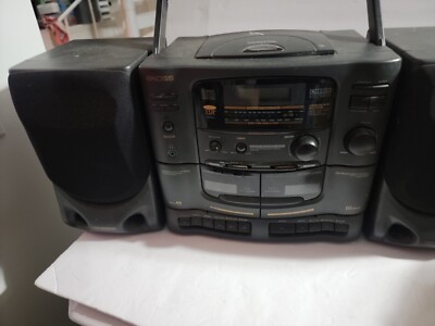 Koss stereo BoomBox HG910  Tested radio works CD player does not