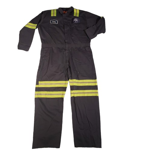 Vintage Sears Work Leisure Nylon Insulated Coveralls Jumpsuit