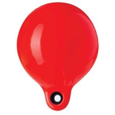 ANCHOR MARINE ROUND MARKER BUOY BOATING FLOAT - SIGNAL RED 20 x 15CM