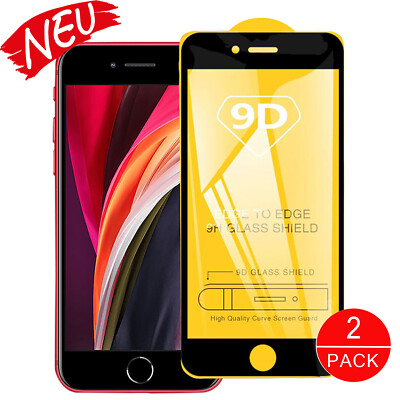 PS6 - iPhone SE 2020 iPhone 7/8 - 9D 9H Schutzglas Panzerfolie Displayschutz