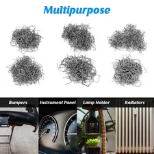 Hot Stapler Gun Plastic Repair Car Bumper Welding Welder Machine Staples 1200PCS