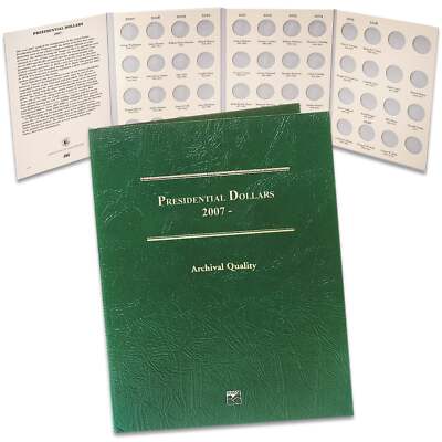2007-2016 U.S. Presidential Dollar Custom Folder Coin Storage