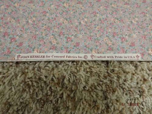 CONCORD FABRICS Historical Dusty Pink Print Sewing Fabric Craft Material USA - Picture 2 of 5