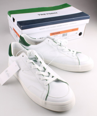 Tretorn / Size 10.5 M / SWERVE / White / Green / Sneakers / New Men\'s Shoes Tretorn / Size 10.5 M / SWERVE / White / Green / Sneakers  main image 2