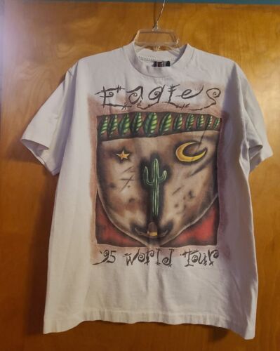 Vintage 90s Eagles World Tour 1995 Rock Band T-sh… - image 1