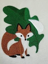 Personalized Embroidery Baby Blanket Baby Fox