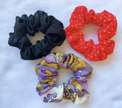 Handmade Scrunchie Set Make Your Own Silk Scrunchie Set! | Silk Satin Scrunchie  main image 3