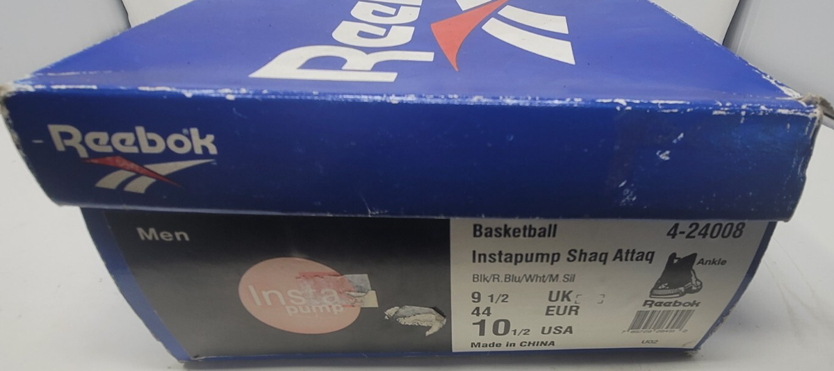 Size 10.5 - Reebok Shaq Attaq IV Orlando Magic for sale
