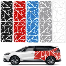 1PC DIY Side Body Sticker Vinyl Decal Decor Graphic Triangle Car Truck Universal