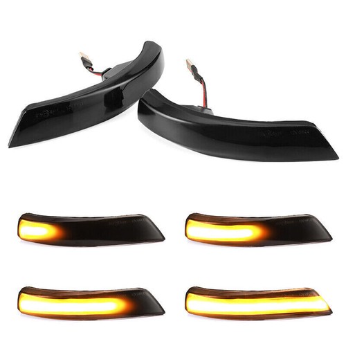 Dynamic Turn Signal LED Side Mirror Indicator Blinker Lights For Ford Focus 2 3 - Picture 2 of 12