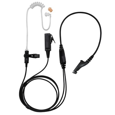 Durable Quality Dual Wire Surveillance Kit PTT Mic for Motorola XPR6000 XPR6100