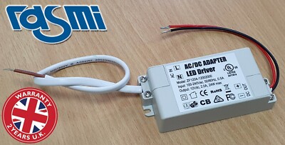 Rasmi 24w 12Vdc LED Netzteil/Treiber für 12V LED Lampen UL zugelassen