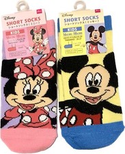 Disney Kids Socks - Mickey Minnie Mouse Children s Low Cut Stockings Set