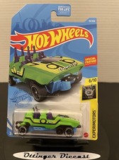2021 Hot Wheels #53 Experimotors 6/10 LOOPSTER Green Hands-UP T2