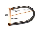 Seat Frame Hoop Loop Flat Motorcycle 7/8" For Cafe Racer Honda CB XS GS