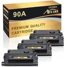 3PK CE390A Toner Compatible With HP 90A Laserjet Enterprise 600 M601 M602 M603