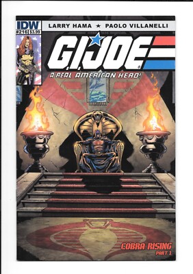 G.I. Joe: A Real American Hero #216 VF+ 8.5 IDW 2015 Larry Hama Cobra Rising Pt1