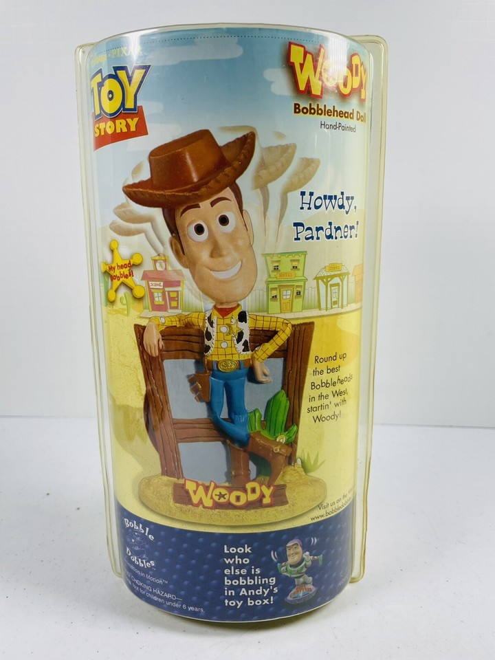 🔥 Toy Story Woody Bobblehead Doll Hand Painted Disney Pixar • New eBay