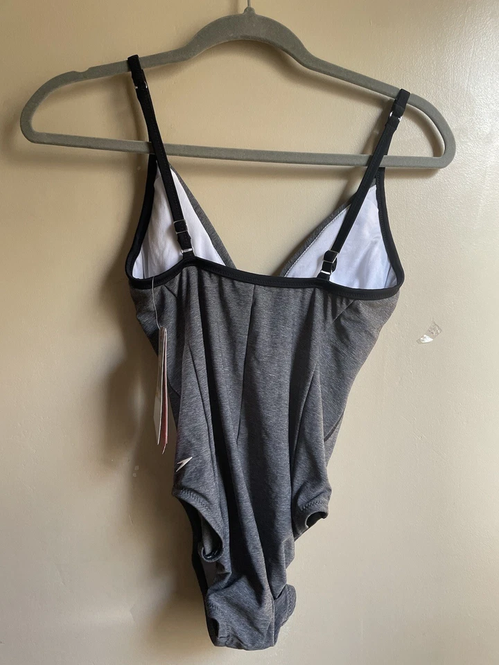 NUEVO CON ETIQUETAS Mujer Speedo Una Pieza Natación Talla S Foto 3 de 4