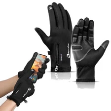 1 Pair Waterproof Winter Warm Gloves Winter Windproof Gloves Thin Warm Gloves