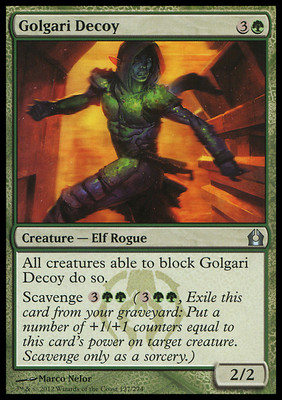 MTG 2x GOLGARI DECOY - GOLGARI KÖDER - RTR - MAGIC