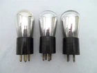 3x CUNNINGHAM CX-301-A GLOBE VINTAGE TUBE HICKOK TESTED 100%+ 301A 01A UX-201-A