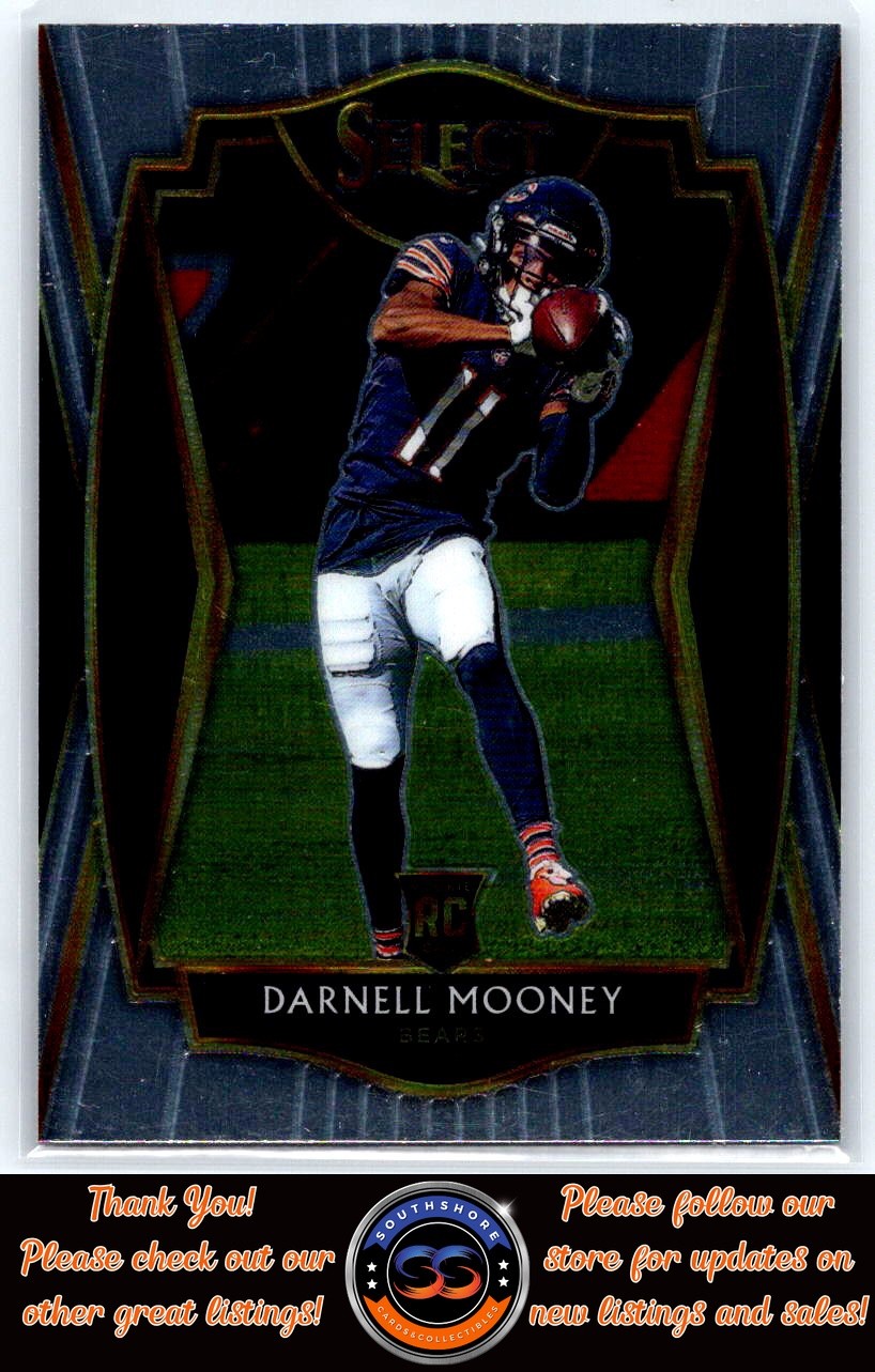 Darnell Mooney Rookie 2020 Panini Select #200 RC Chicago Bears