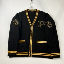 PRADA Wool and Cashmere Cardigan Women's Size 52 Black
