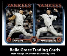 2024 Topps Update Clayton Andrews / Josh Maciejewski #US163 Yankees Rookie