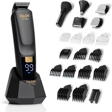 Beard Trimmer, 21 Piece All-in-One Mens Grooming Kit and Hair Clipper, Black 