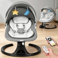 Electric Baby Swing 5 Speed 10 Lullabies Remote 3 Recline Positions