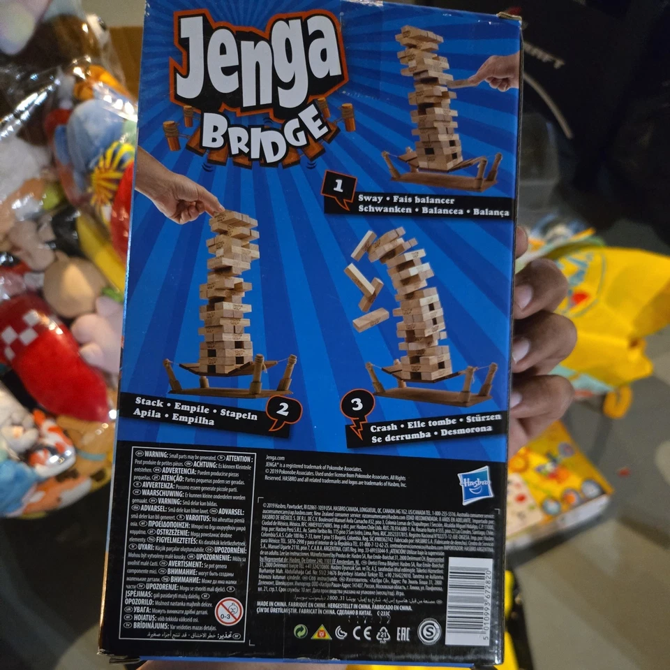 JENGA BRIDGE GAME “Sways As You Play” by Hasbro Gaming BRAND NEW SEALED - Image 3 of 4