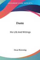 Oscar Browning | Dante | Taschenbuch | Englisch (2006) | His Life And Writings