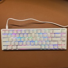 Ducky One 3 SF Aura White 65 Hotswap RGB Mechanical Keyboard Cherry MX Brown 