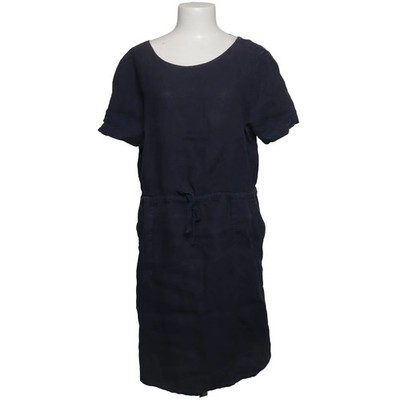 s.Oliver, Kleid, Größe: 40, Blau, Leinen, Einfarbig, Damen #cFN