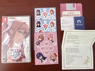 Doki Doki Literature Club Nintendo Switch 2021 Case And Extras READ
