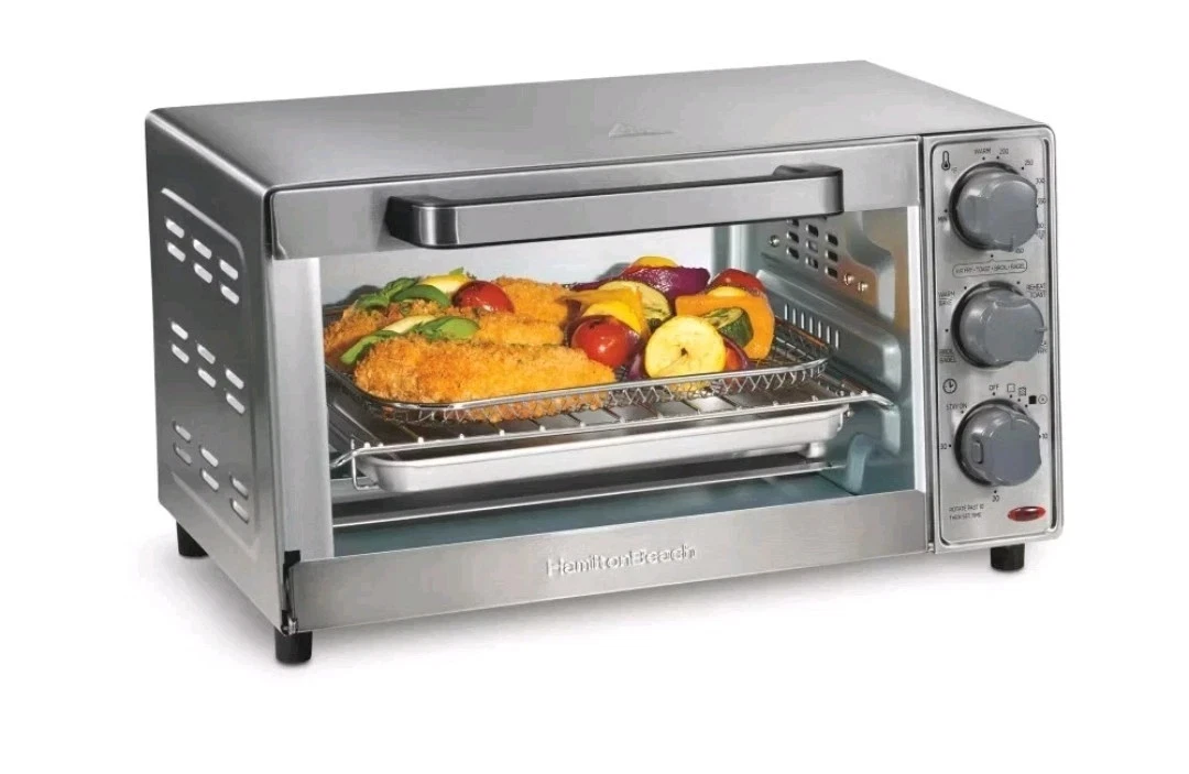 Hamilton Beach 8mode Sure-Crisp Air Fry Toaster Oven 31157J -Open Box
Opens in a new window or tab
