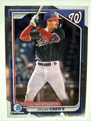 2024 Bowman Chrome - Prospects Dylan Crews #BCP-193 Washington Nationals