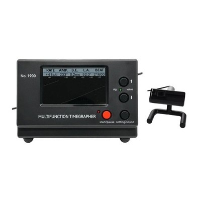 Weishi No.1900 Zeitwaage Uhrentester für Mechanische Uhren Schwarz EU-SteckermJ