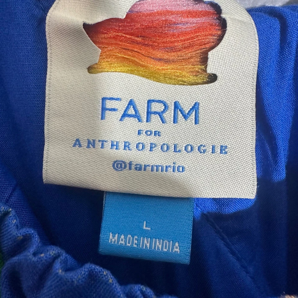 Maxi Vestido Farm Rio for Anthropologie Estampado Floral Un Hombro Foto 4 de 4