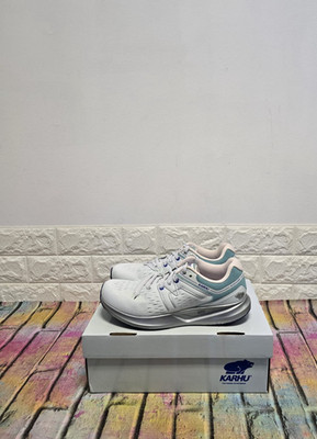 Karhu Synchron Ortix Straßenlaufschuhe UK 6 Damen UVP 140£ weiß/blau